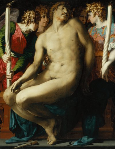 Il Cristo morto con angeli da Giovanni Battista Rosso Fiorentino